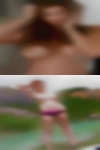 Public nude woman