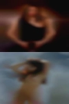 Athletic outdoor naked woman